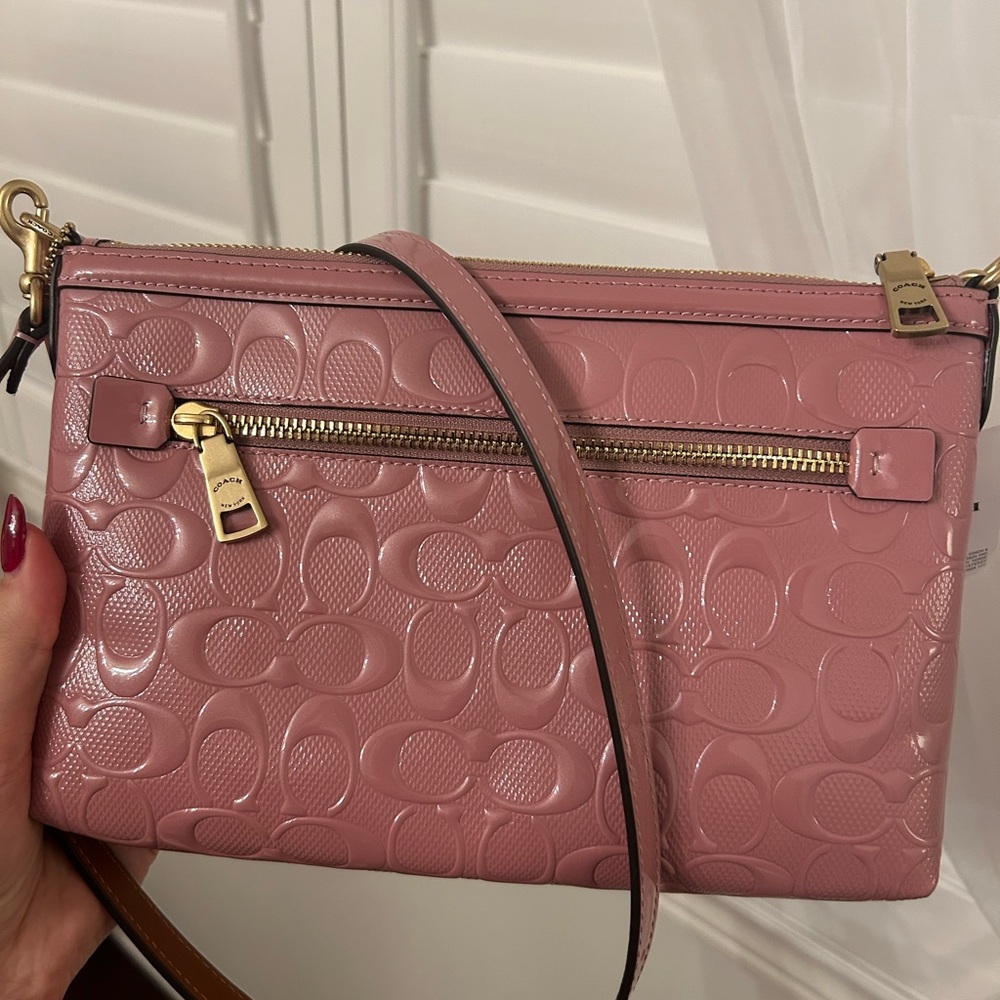 Coach Legacy Zip Top Crossbody in Signature Leather - Picture 3 of 11